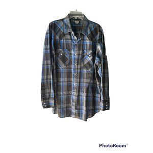 Authentic Western Youngbloods Pearl Snap Shirt sz XL
